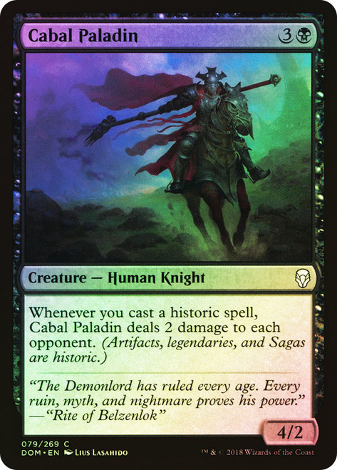 Cabal Paladin\nDominaria\nSingle\nMagic The Gathering