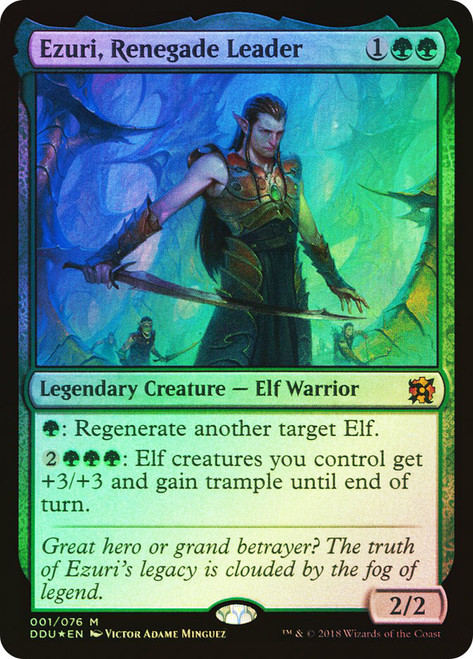 Ezuri, Renegade Leader\nDuel Decks: Elves vs. Inventors\nSingle\nMagic The Gathering