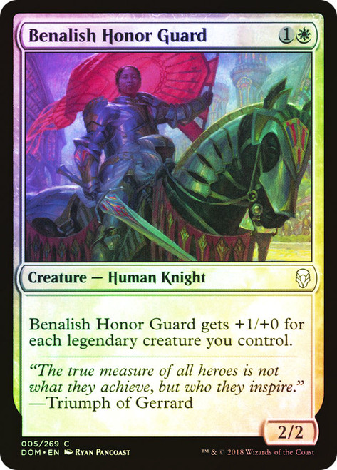 Benalish Honor Guard\nDominaria\nSingle\nMagic The Gathering