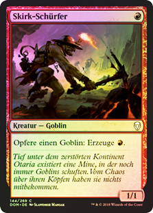 Skirk Prospector
Dominaria (Foil) - German
Single
Magic The Gathering
