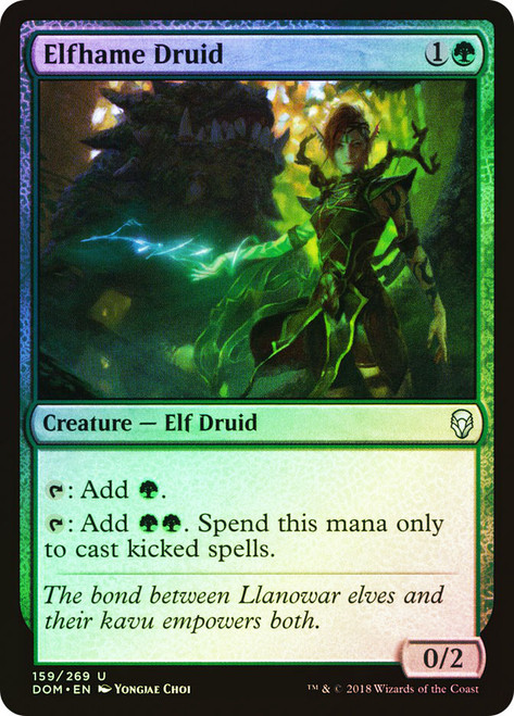 Elfhame Druid\nDominaria\nSingle\nMagic The Gathering