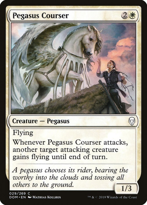 Pegasus Courser\nDominaria\nSingle\nMagic The Gathering