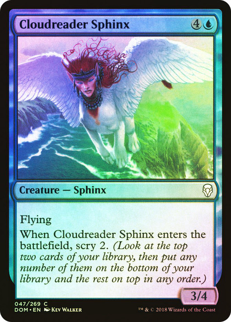 Cloudreader Sphinx\nDominaria\nSingle\nMagic The Gathering