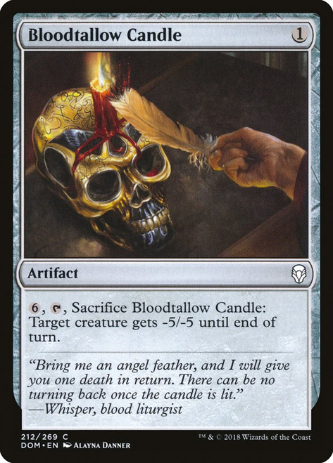 Bloodtallow Candle\nDominaria\nSingle\nMagic The Gathering