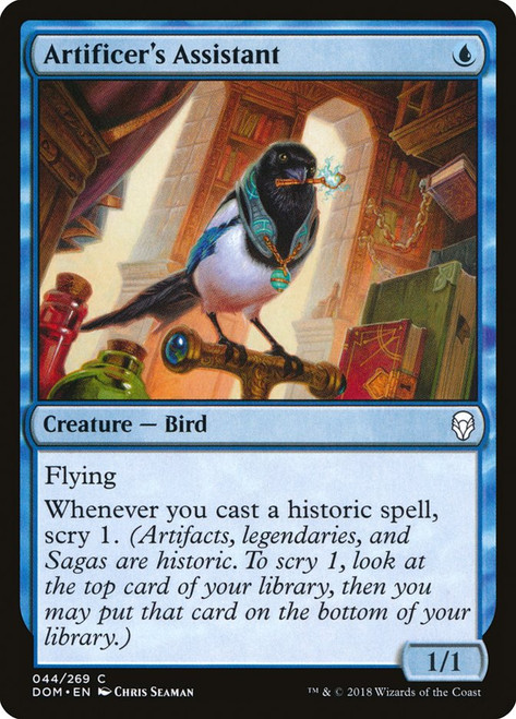 Artificer's Assistant\nDominaria\nSingle\nMagic The Gathering