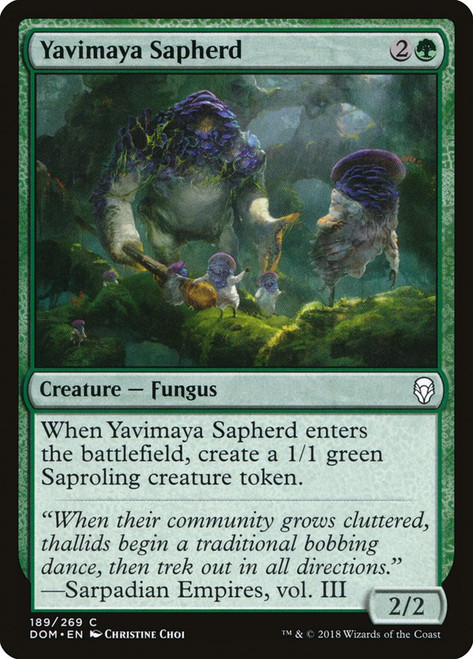 Yavimaya Sapherd\nDominaria\nSingle\nMagic The Gathering