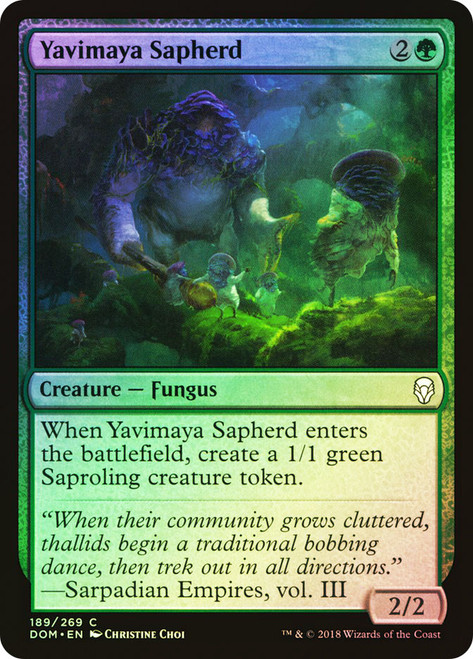 Yavimaya Sapherd\nDominaria\nSingle\nMagic The Gathering
