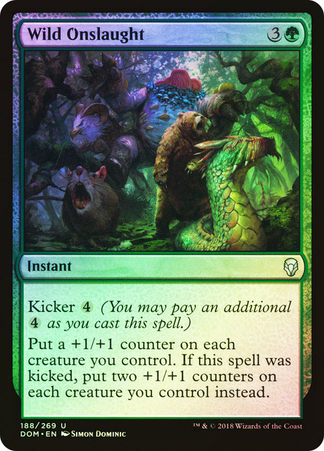 Wild Onslaught\nDominaria\nSingle\nMagic The Gathering
