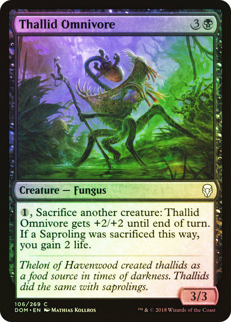 Thallid Omnivore\nDominaria\nSingle\nMagic The Gathering