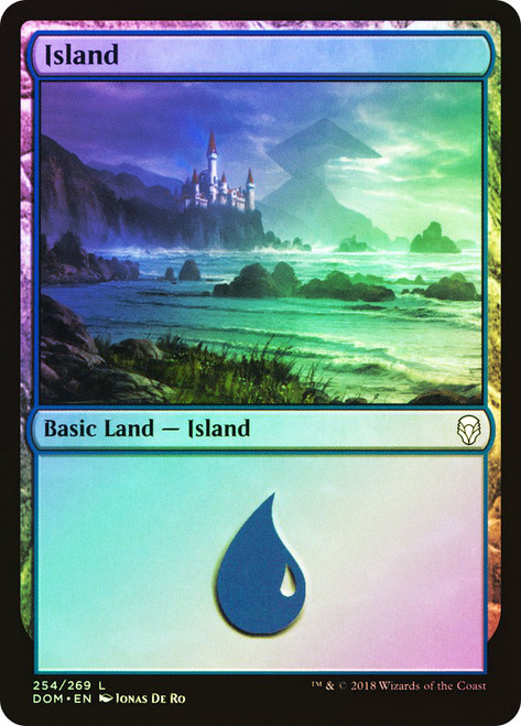 Island (#254)\nDominaria\nSingle\nMagic The Gathering