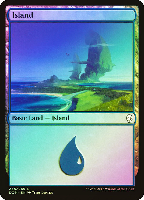 Island (#255)\nDominaria\nSingle\nMagic The Gathering