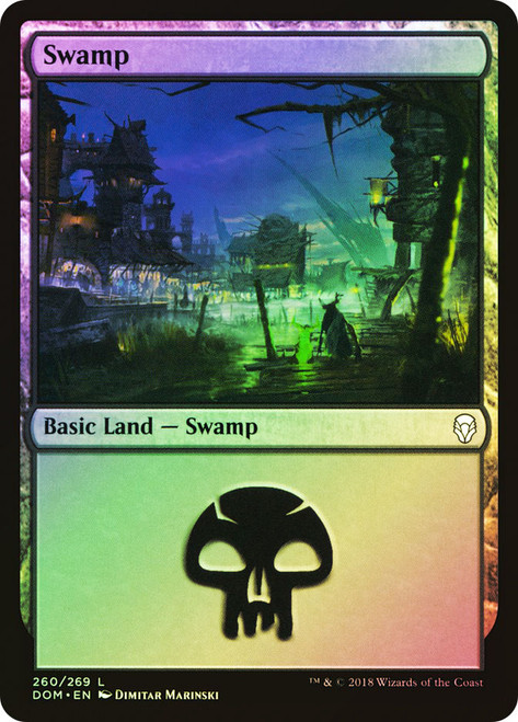 Swamp (#260)\nDominaria\nSingle\nMagic The Gathering