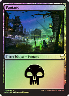 Swamp (#260)
Dominaria (Foil) - Spanish
Single
Magic The Gathering