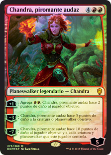 Chandra, Bold Pyromancer (Introductory Product)
Dominaria (Foil) - Spanish
Single
Magic The Gathering