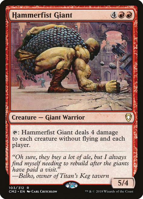 Hammerfist Giant\nCommander Anthology Volume II\nSingle\nMagic The Gathering