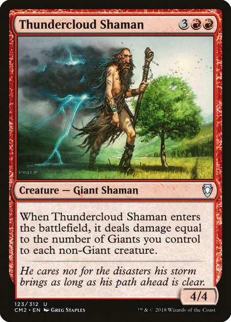 Thundercloud Shaman\nCommander Anthology Volume II\nSingle\nMagic The Gathering