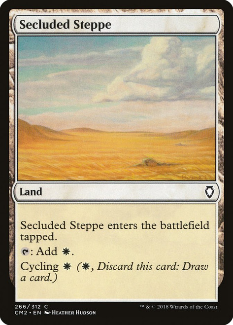Secluded Steppe\nCommander Anthology Volume II\nSingle\nMagic The Gathering