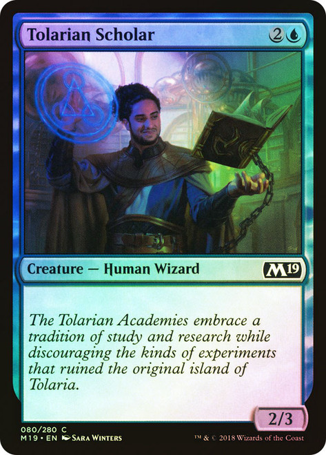 Tolarian Scholar\nCore Set 2019\nSingle\nMagic The Gathering
