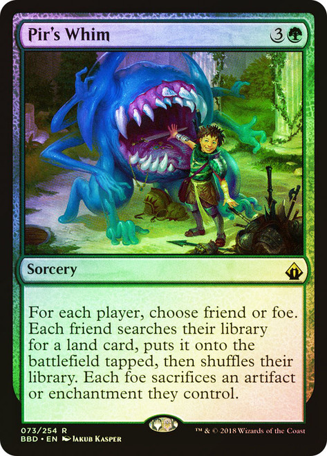Pir's Whim\nBattlebond\nSingle\nMagic The Gathering