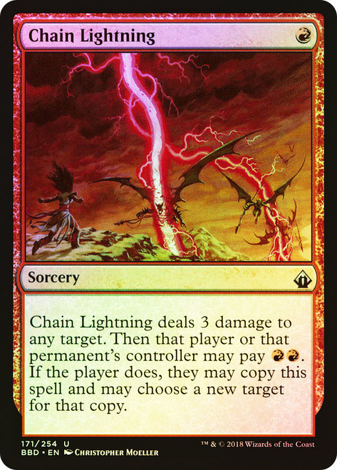 Chain Lightning\nBattlebond\nSingle\nMagic The Gathering