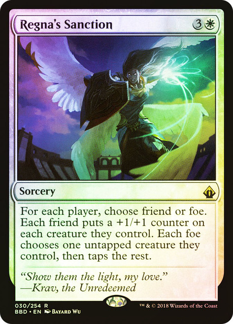 Regna's Sanction\nBattlebond\nSingle\nMagic The Gathering