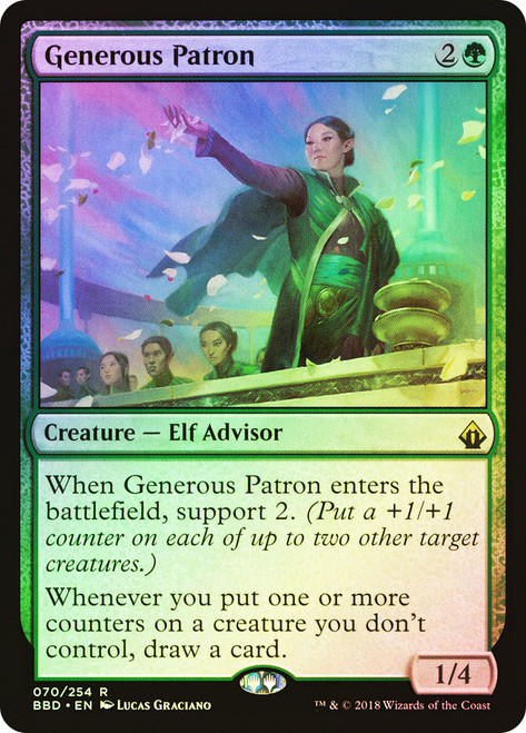 Generous Patron\nBattlebond\nSingle\nMagic The Gathering