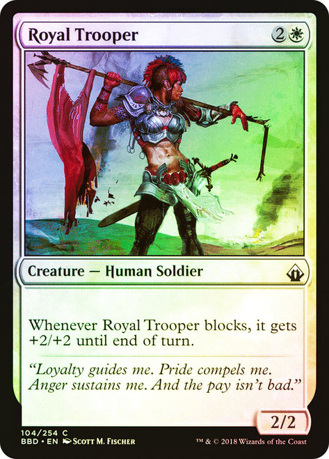 Royal Trooper\nBattlebond\nSingle\nMagic The Gathering
