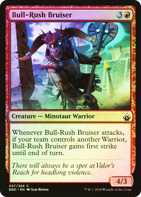 Bull-Rush Bruiser\nBattlebond\nSingle\nMagic The Gathering
