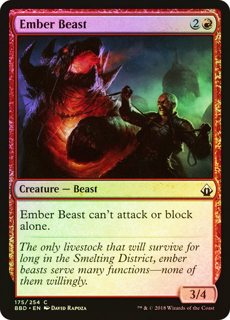 Ember Beast\nBattlebond\nSingle\nMagic The Gathering