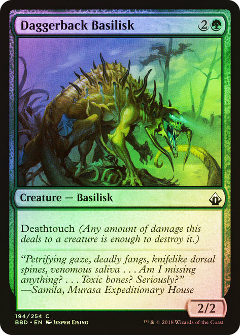 Daggerback Basilisk\nBattlebond\nSingle\nMagic The Gathering