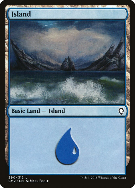 Island (#290)\nCommander Anthology Volume II\nSingle\nMagic The Gathering