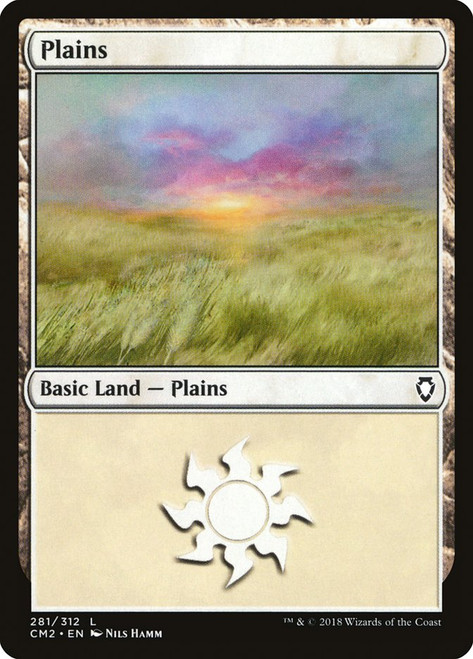 Plains (#281)\nCommander Anthology Volume II\nSingle\nMagic The Gathering
