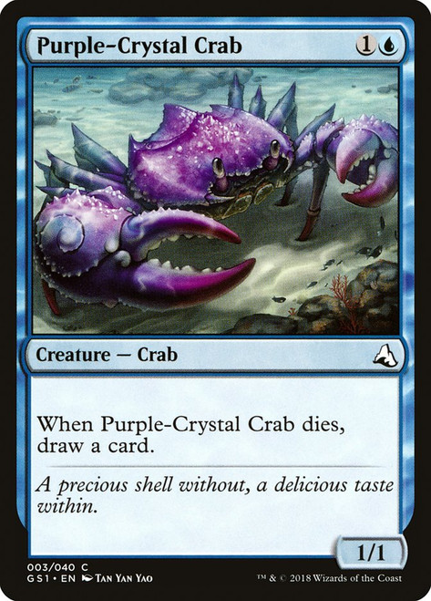 Purple-Crystal Crab\nGlobal Series: Jiang Yanggu & Mu Yanling\nSingle\nMagic The Gathering