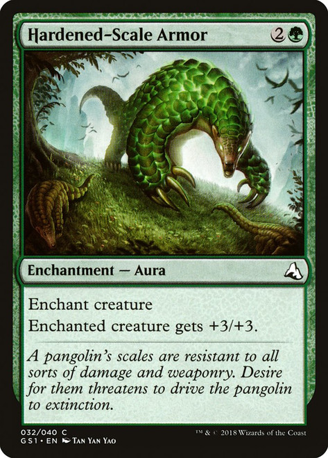 Hardened-Scale Armor\nGlobal Series: Jiang Yanggu & Mu Yanling\nSingle\nMagic The Gathering