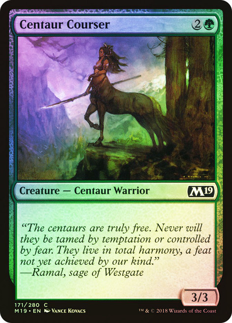 Centaur Courser\nCore Set 2019\nSingle\nMagic The Gathering