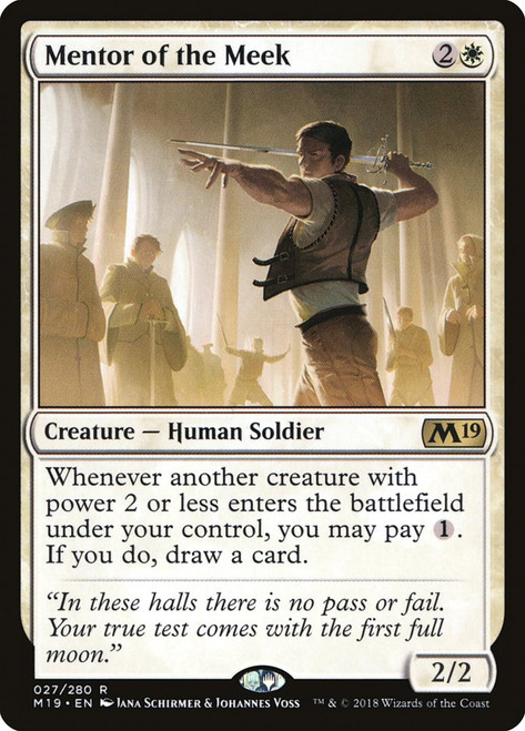 Mentor of the Meek\nCore Set 2019\nSingle\nMagic The Gathering