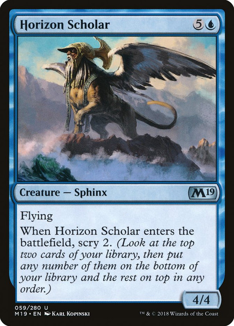 Horizon Scholar\nCore Set 2019\nSingle\nMagic The Gathering