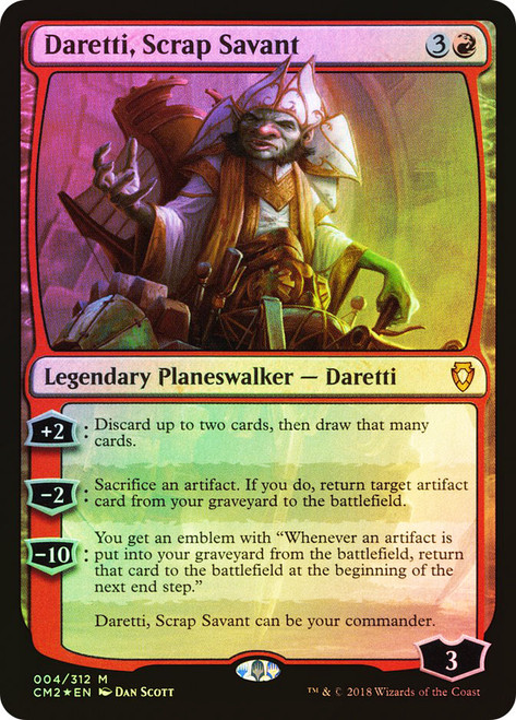 Daretti, Scrap Savant\nCommander Anthology Volume II\nSingle\nMagic The Gathering