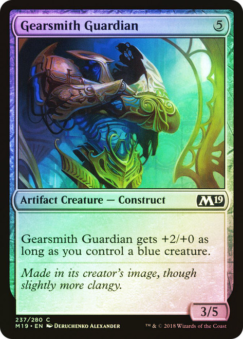 Gearsmith Guardian\nCore Set 2019\nSingle\nMagic The Gathering