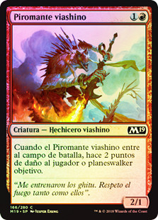 Viashino Pyromancer
Core Set 2019 (Foil) - Spanish
Single
Magic The Gathering