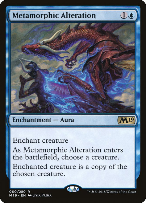 Metamorphic Alteration\nCore Set 2019\nSingle\nMagic The Gathering