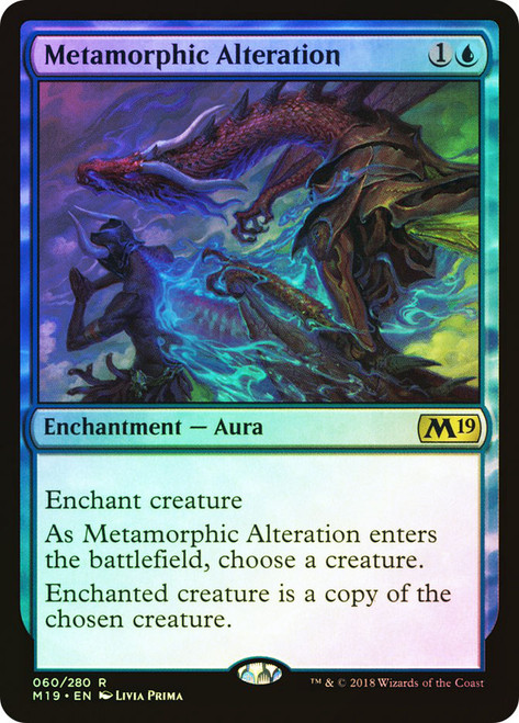 Metamorphic Alteration\nCore Set 2019\nSingle\nMagic The Gathering