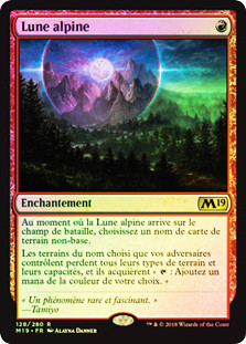 Alpine Moon
Core Set 2019 (Foil) - French
Single
Magic The Gathering