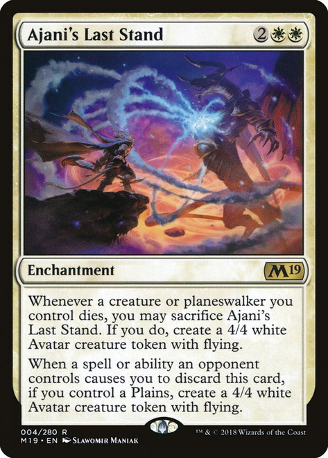 Ajani's Last Stand\nCore Set 2019\nSingle\nMagic The Gathering