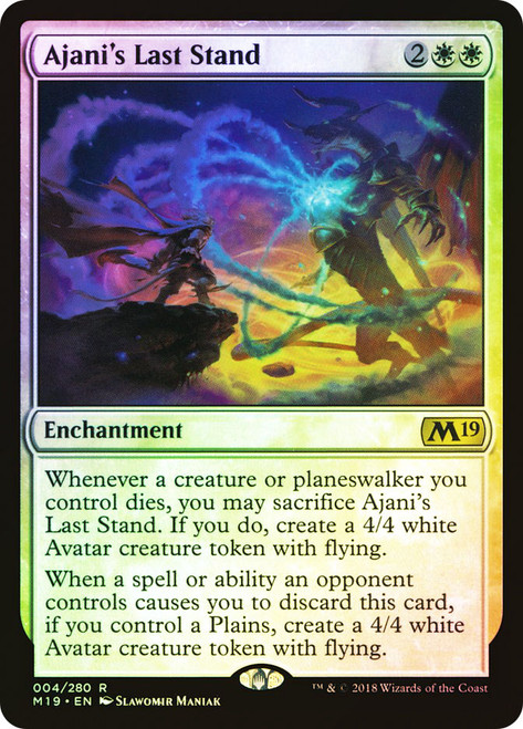 Ajani's Last Stand\nCore Set 2019\nSingle\nMagic The Gathering