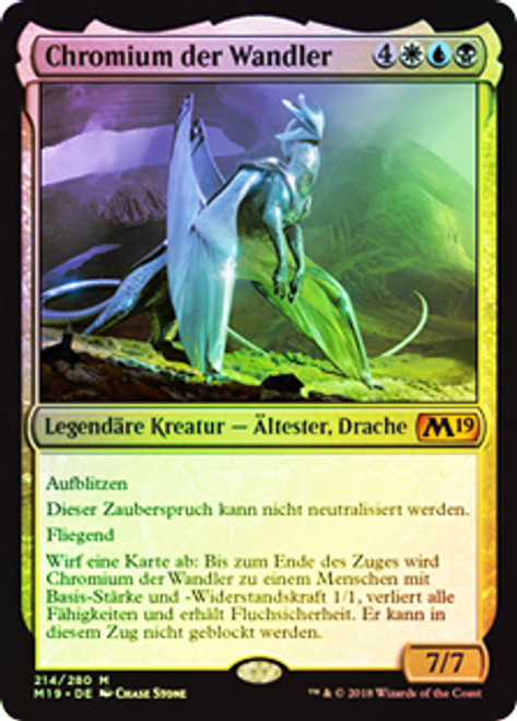 Chromium, the Mutable
Core Set 2019 (Foil) - German
Single
Magic The Gathering