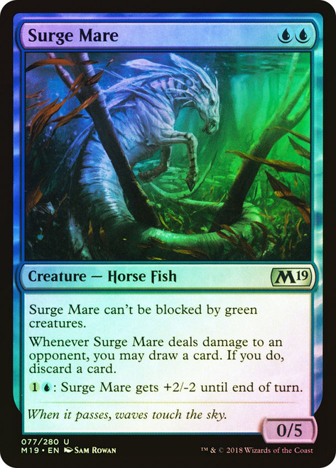 Surge Mare\nCore Set 2019\nSingle\nMagic The Gathering
