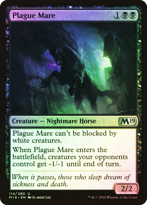 Plague Mare\nCore Set 2019\nSingle\nMagic The Gathering