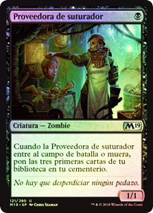 Stitcher's Supplier
Core Set 2019 (Foil) - Spanish
Single
Magic The Gathering