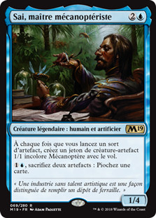 Sai, Master Thopterist
Core Set 2019 - French
Single
Magic The Gathering